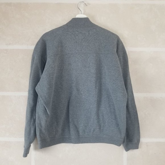 Tommy Bahama Men's Cowl Quarter Zip Sweater Long Sleeve - Picture 3 of 9